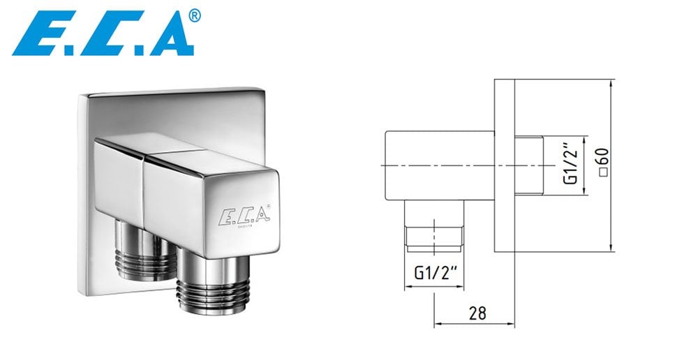 Eca Elegant Duş Dirseği Teknik Özellik